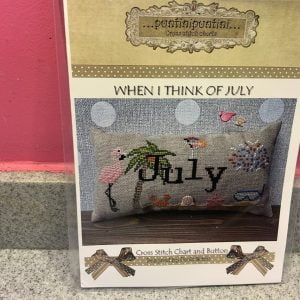 Puntini Puntini “When I think of July” chart + button