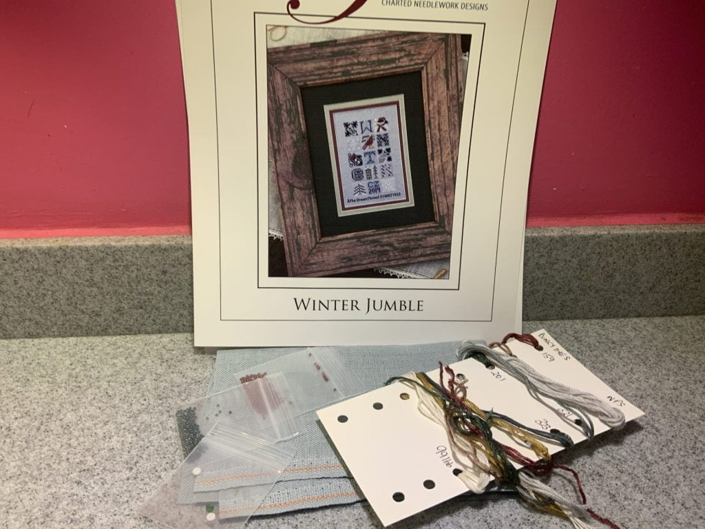 Jumbles Kit The Drawn thread “Winter Jumble” kit - Cross Stitch & Framing Oswestry ...