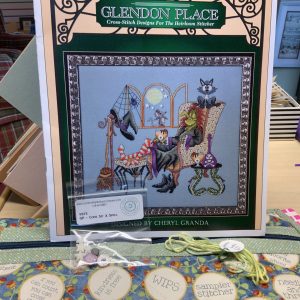 Glendon Place “Come sit a Spell” chart + buttons