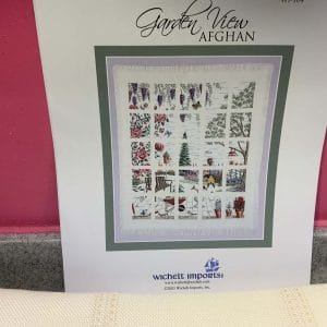 Wichelt Imports “Garden View Afghan” chart + fabric