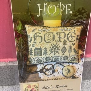 Lila’s studio “HOPE” chart