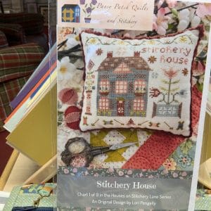 Pansy Patch Quilts and Stitchery No 1 in a series “Stitchery House”chart