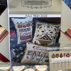 Puntini Puntini “Fall Trio 2023” chart with 6 pin set REDUCED