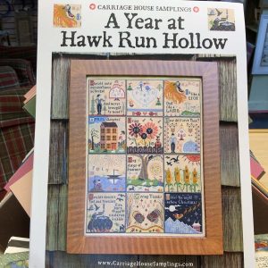Carriage House Samplings”A Year at Hawk Run Hollow”chart
