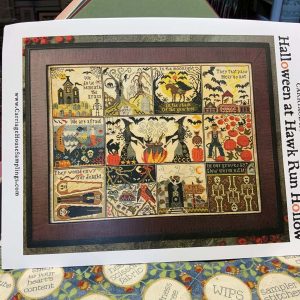 Carriage House Samplings “Halloween at Hawk Run Hollow” chart