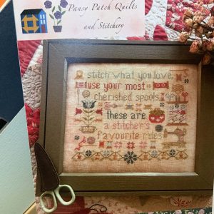 Pansy Patch Quilts & Stitchery “A Stitcher’s Rules” chart