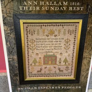 Shakespeare’s Peddler “Ann Hallam1816 - Their Sunday best” chart
