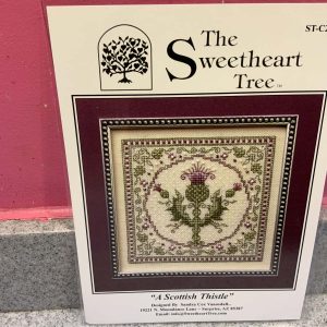 The Sweetheart Tree “A Scottish Thistle” chart +crystal Paulette’s.